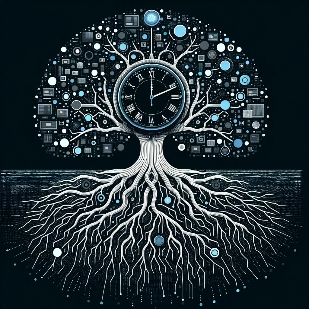 Decade of Expertise - Tree With Clock